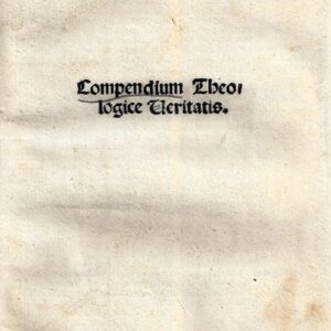 compendium theologice veritatis.