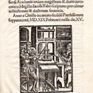 apologia pro filiabus & nepotibus beatæ annæ, per natalem bedam...contra magistri iacobi fabri scriptum: pro comuni sanctorum & doctorum sententia. anno a christo incarnato secundum parrhisiorum supputatione. 1519. februarii mensis die 15
