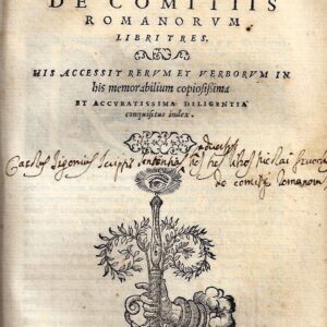 doctissimi viri nicolai gruchii rotomagensis, de comitiis romanorum libri tres. his accessit rerum et verborum in his memorabilium copiosissima et accuratissima diligentia conquisitus index.