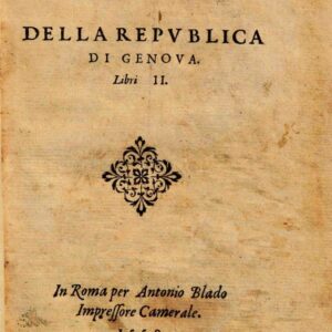 di vberto foglietta, della republica di genoua. libri ii.
