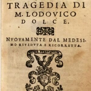 didone. tragedia di m. lodouico dolce. nuouamente dal medesimo riueduta e ricorretta.