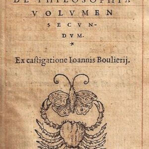 marci tvlii ciceronis de philosophia volvmen secvndvm. ex castigatione ioannis boulierij.