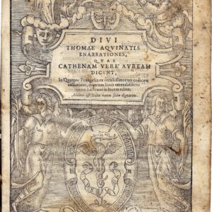 diui thomae aquinatis enarrationes, quas cathenam vere' auream dicunt, in quatuor euangelia ex vetustissimorum codicum collatione, quantum licuit emendatiores quam hactenus in lucem editae. additus est index rerum scitu dignarum.