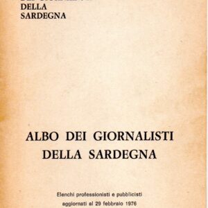 albo dei giornalisti della sardegna / ordine dei giornalisti della sardegna : aggiornato al 29 febbraio 1976