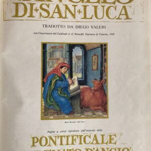 vangelo di san luca : pagine a colori riprodotte dall'originale della pontificale di renato d'angiò : incisioni di rembrandt: la passione di cristo