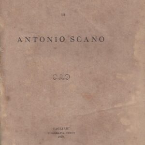 versi / di antonio scano ; pref. di eugenio putzolu
