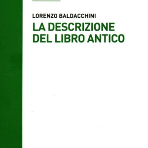 the description of the ancient book / lorenzo baldacchini