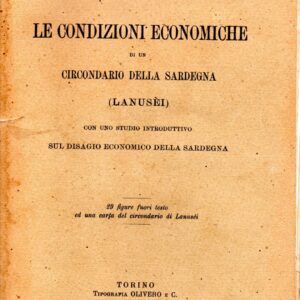 the economic conditions of a district of sardinia : lanusei : with an introductory study on the economic hardship of sardinia / nino villa santa