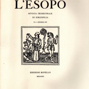 l'esopo: quarterly magazine of bibliophilia: n. 2 june 1979