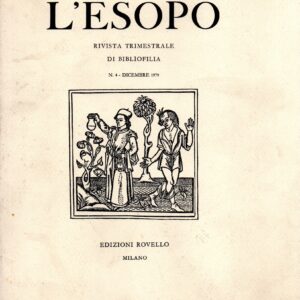 l'esopo: quarterly bibliophilia magazine: n. 4 december 1979