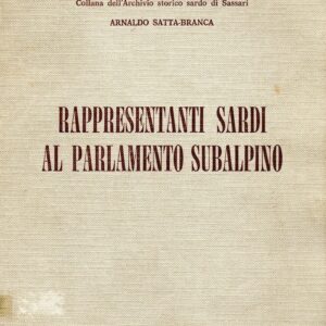 rappresentanti sardi al parlamento subalpino / arnaldo satta branca